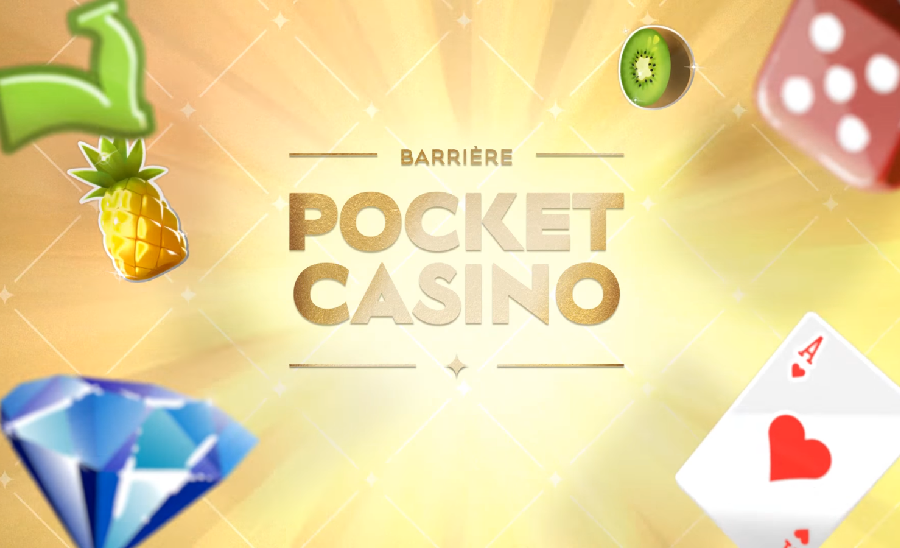 Barrière Pocket Casino, une application mobile disponible sur iOS et Androïd !