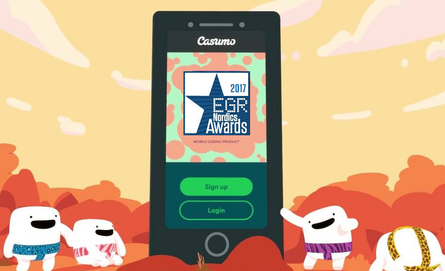 Casumo élu meilleur opérateur mobile 2017 aux EGR Nordics 2017